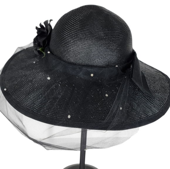 MR. CHARLES STATEMENT HAT WITH MESH VEIL - Picture 2 of 9